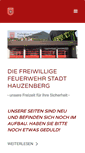 Mobile Screenshot of ff-hauzenberg.de